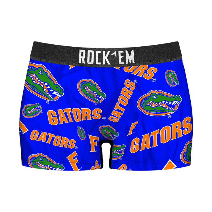 Women's Boy Shorts - Florida Gators - Logo All-Over - {{variant_title}}
