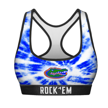 Women's Sports Bra - Florida Gators - Team Tie Dye