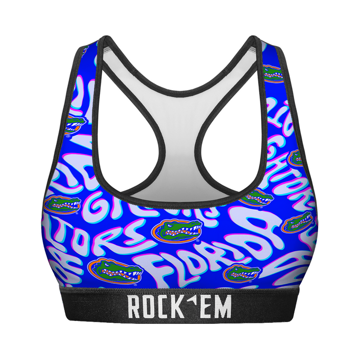 Women's Sports Bra - Florida Gators - Twisted Wordmark - {{variant_title}}