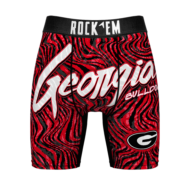 Boxer Briefs - Georgia Bulldogs - Neon Wave - {{variant_title}}
