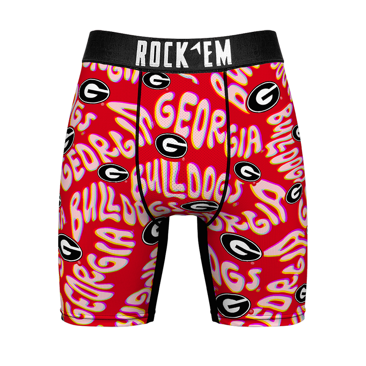 Boxer Briefs - Georgia Bulldogs - Twisted Wordmark - {{variant_title}}