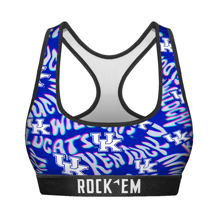 Women's Sports Bra - Kentucky Wildcats - Twisted Wordmark - {{variant_title}}