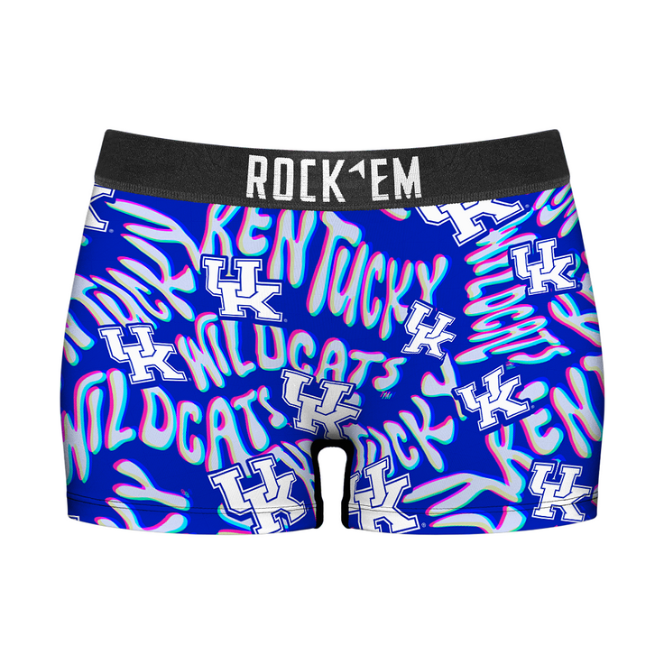 Women's Boy Shorts - Kentucky Wildcats - Twisted Wordmark - {{variant_title}}