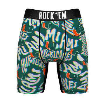 Boxer Briefs - Miami Hurricanes - Twisted Wordmark