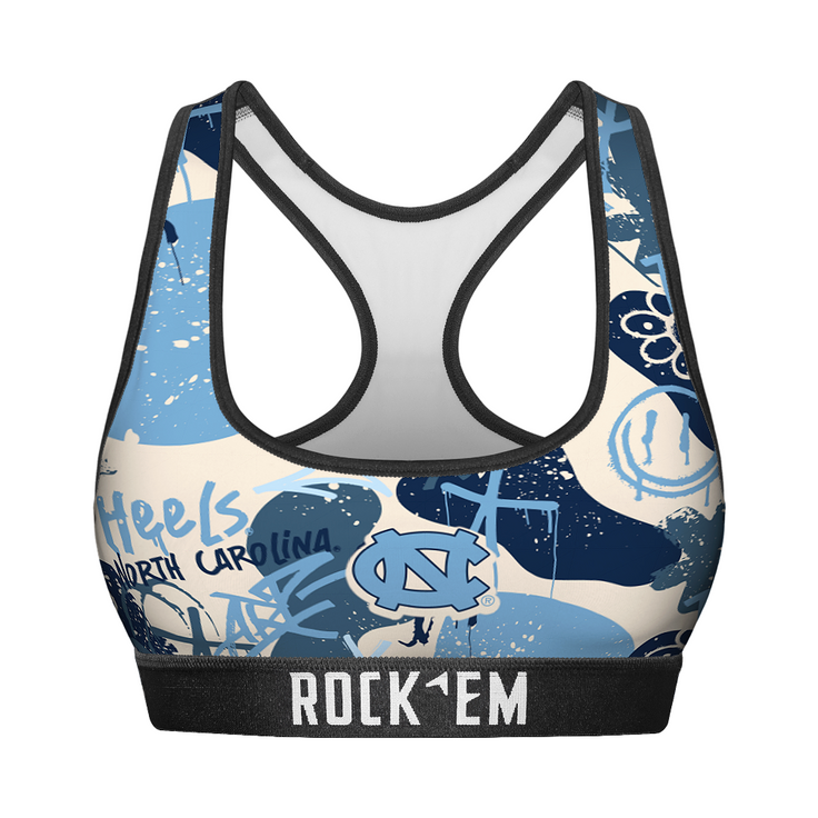 Women's Sports Bra - North Carolina Tar Heels - Graffiti - {{variant_title}}