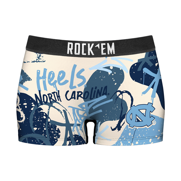 Women's Boy Shorts - North Carolina Tar Heels - Graffiti - {{variant_title}}