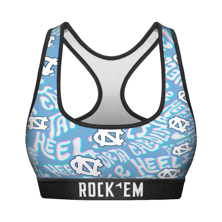 Women's Sports Bra - North Carolina Tar Heels - Twisted Wordmark - {{variant_title}}