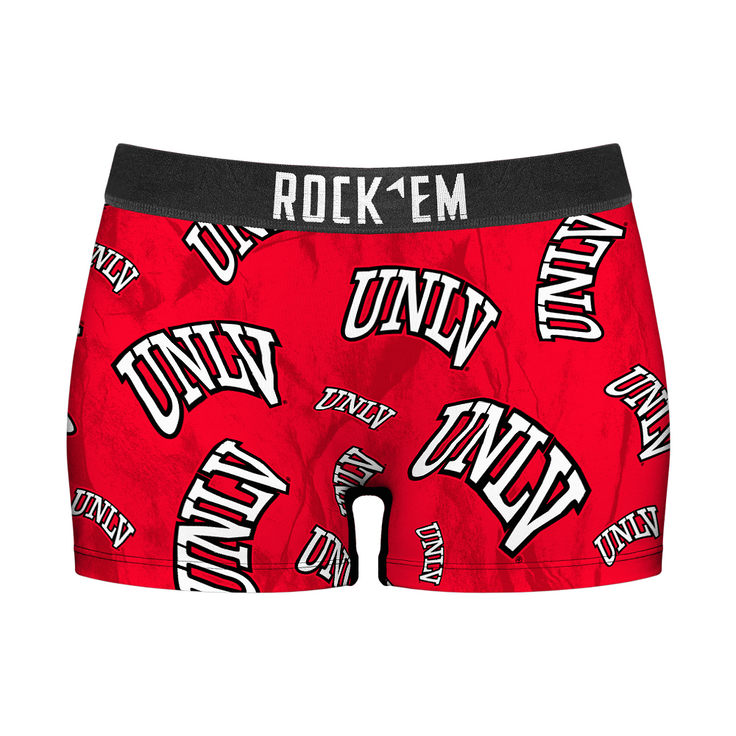 Women's Boy Shorts - UNLV Rebels - Logo All-Over - {{variant_title}}