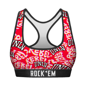 Women's Sports Bra - UNLV Rebels - Twisted Wordmark