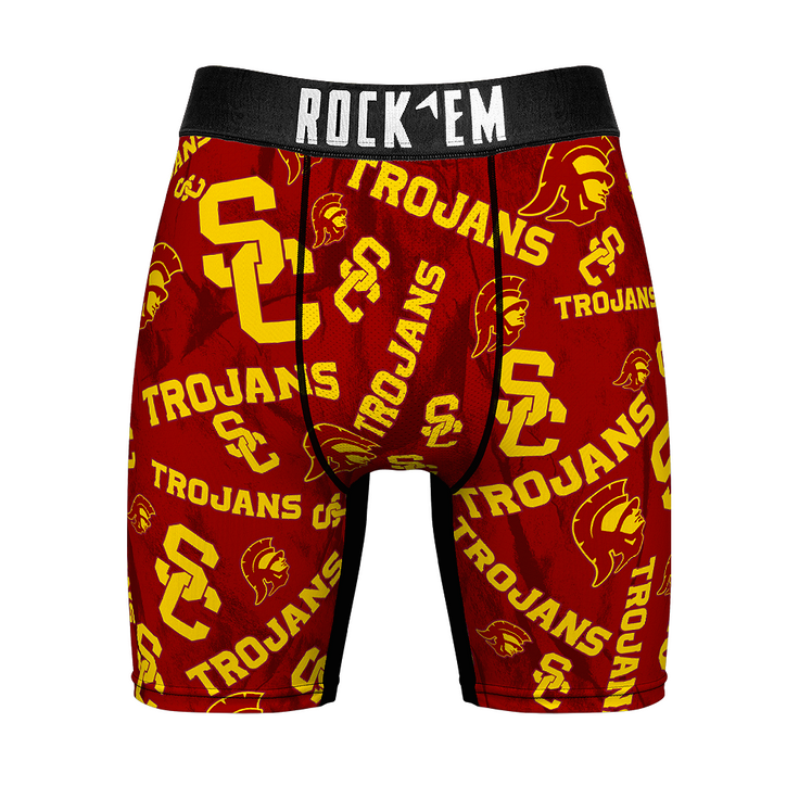 Boxer Briefs - USC Trojans - Logo All-Over - {{variant_title}}