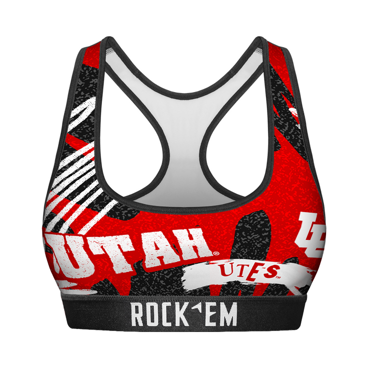 Women's Sports Bra - Utah Utes - Team Blast - {{variant_title}}