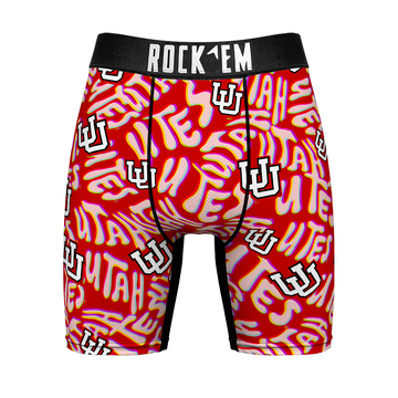 Boxer Briefs - Utah Utes - Twisted Wordmark