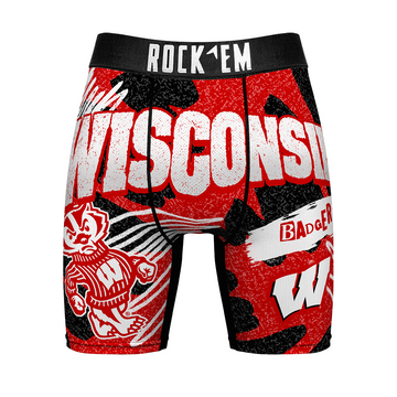 Boxer Briefs - Wisconsin Badgers - Team Blast