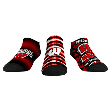 Wisconsin Badgers - Low Cut  - Make Some Noise (3-Pack)