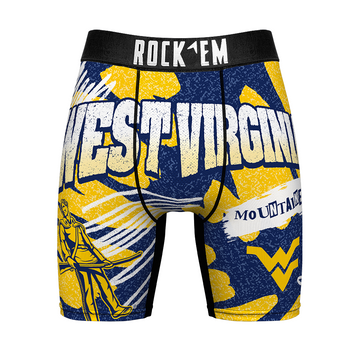 Boxer Briefs - West Virginia Mountaineers - Team Blast