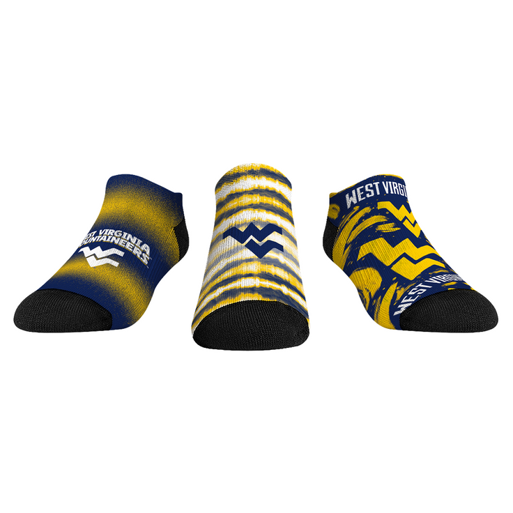West Virginia Mountaineers - Low Cut  - Make Some Noise (3-Pack) - {{variant_title}}