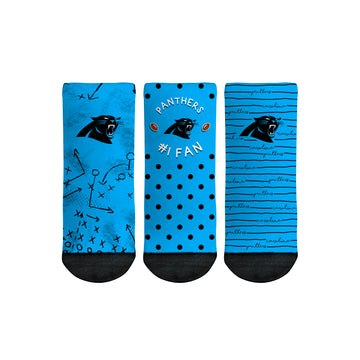 Carolina Panthers - Number 1 Fan 3-Pack (Toddler)