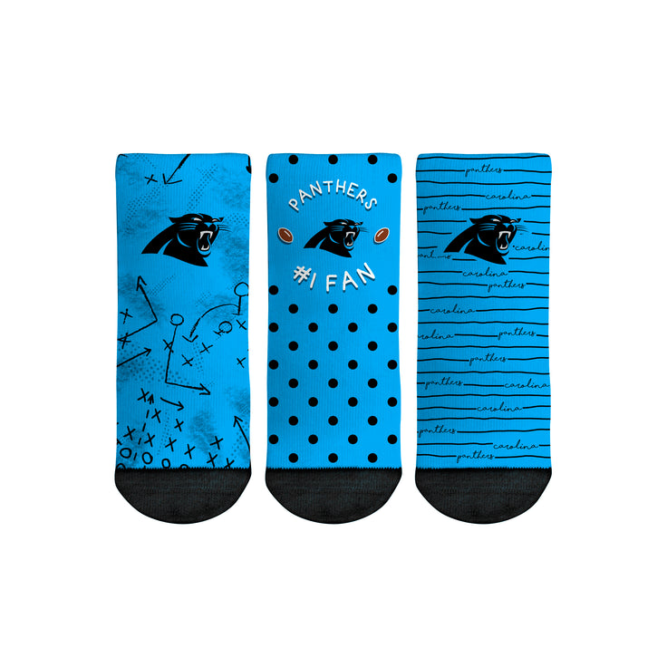 Carolina Panthers - Number 1 Fan 3-Pack (Toddler) - {{variant_title}}