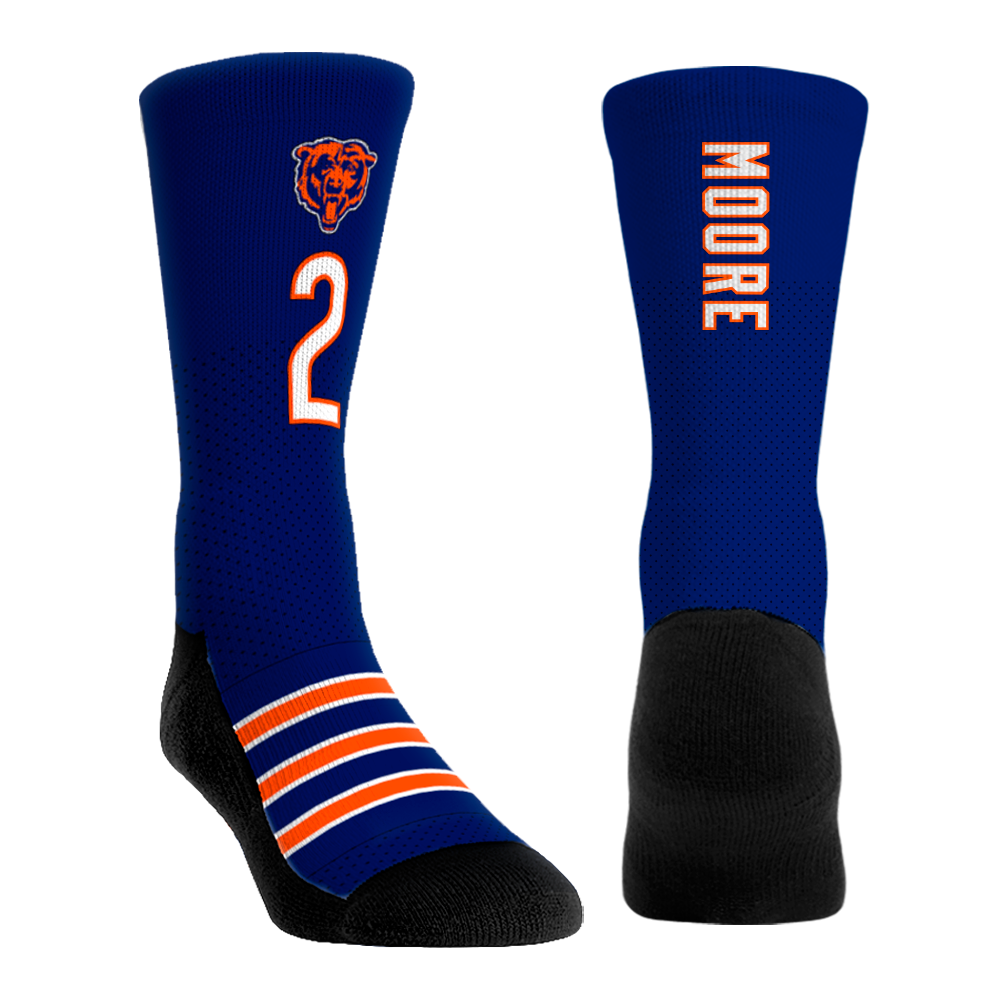 DJ Moore Socks - Chicago Bears Socks - Rock 'Em Socks - NFL