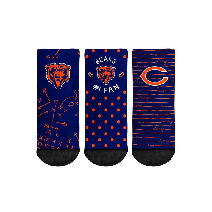 Chicago Bears - Number 1 Fan 3-Pack (Toddler) - {{variant_title}}