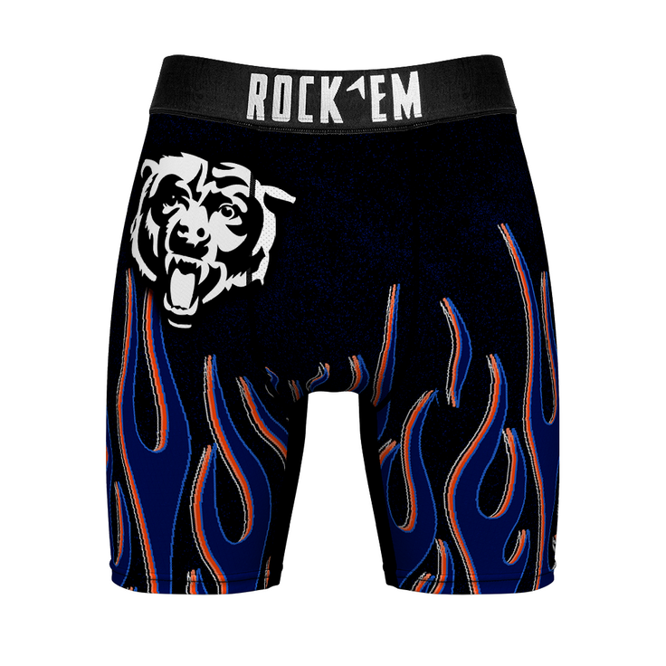 Chicago Bears - 3D Flames