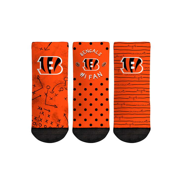 Cincinnati Bengals - Number 1 Fan 3-Pack (Toddler) - {{variant_title}}