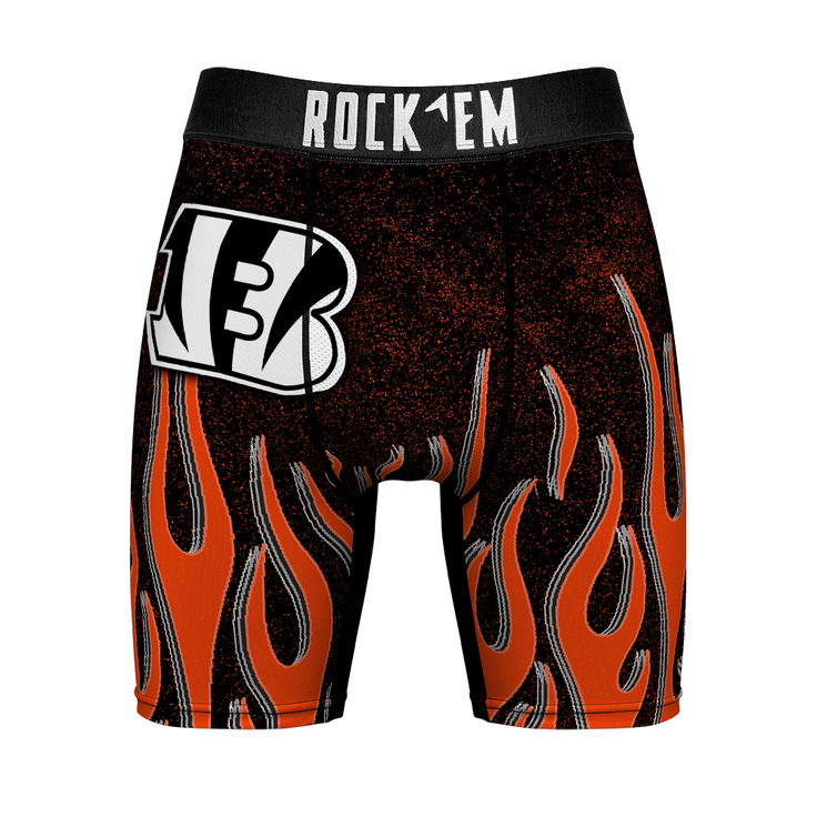 Cincinnati Bengals - 3D Flames