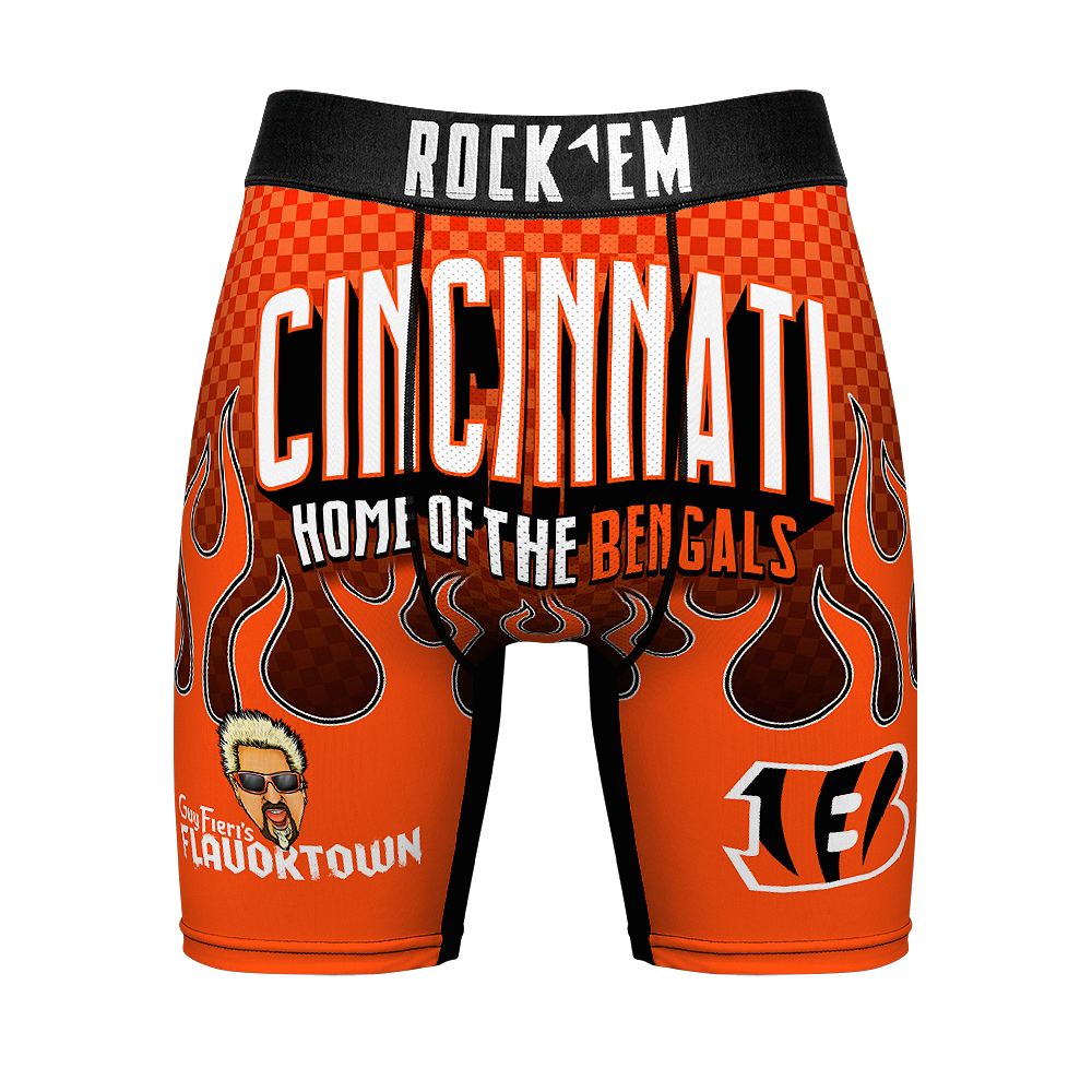Boxer Briefs - Cincinnati Bengals - Guy Fieri Flavor Flames - {{variant_title}}