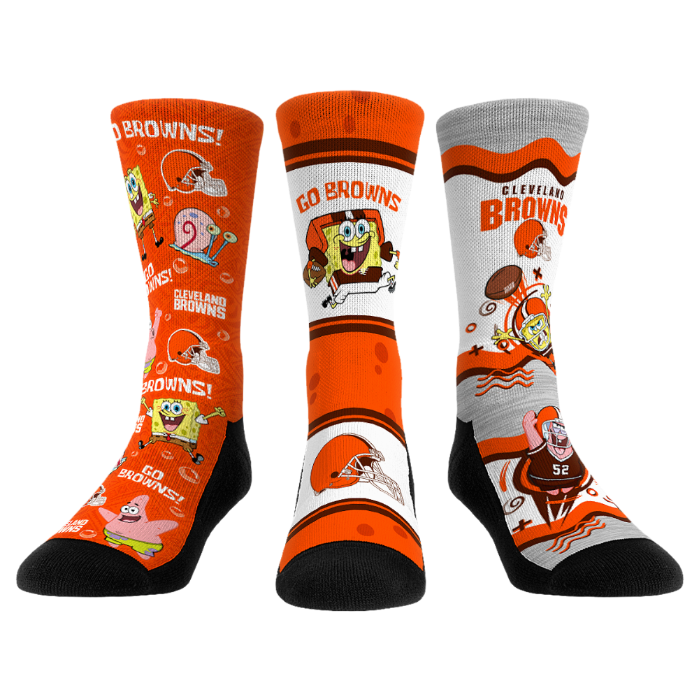 Cleveland Browns - SpongeBob SquarePants  - 3-Pack - {{variant_title}}