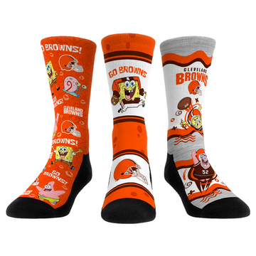 Cleveland Browns - SpongeBob SquarePants  - 3-Pack