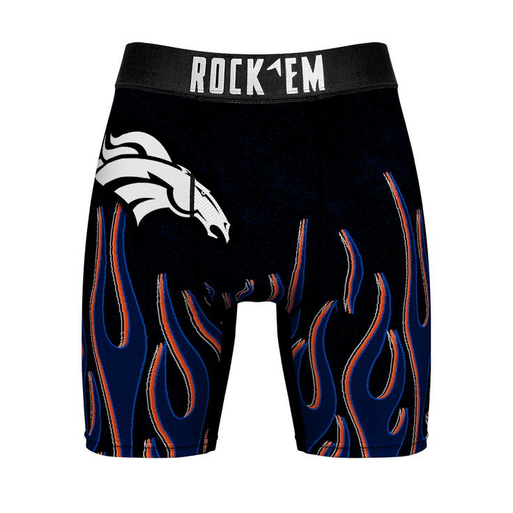 Denver Broncos - 3D Flames
