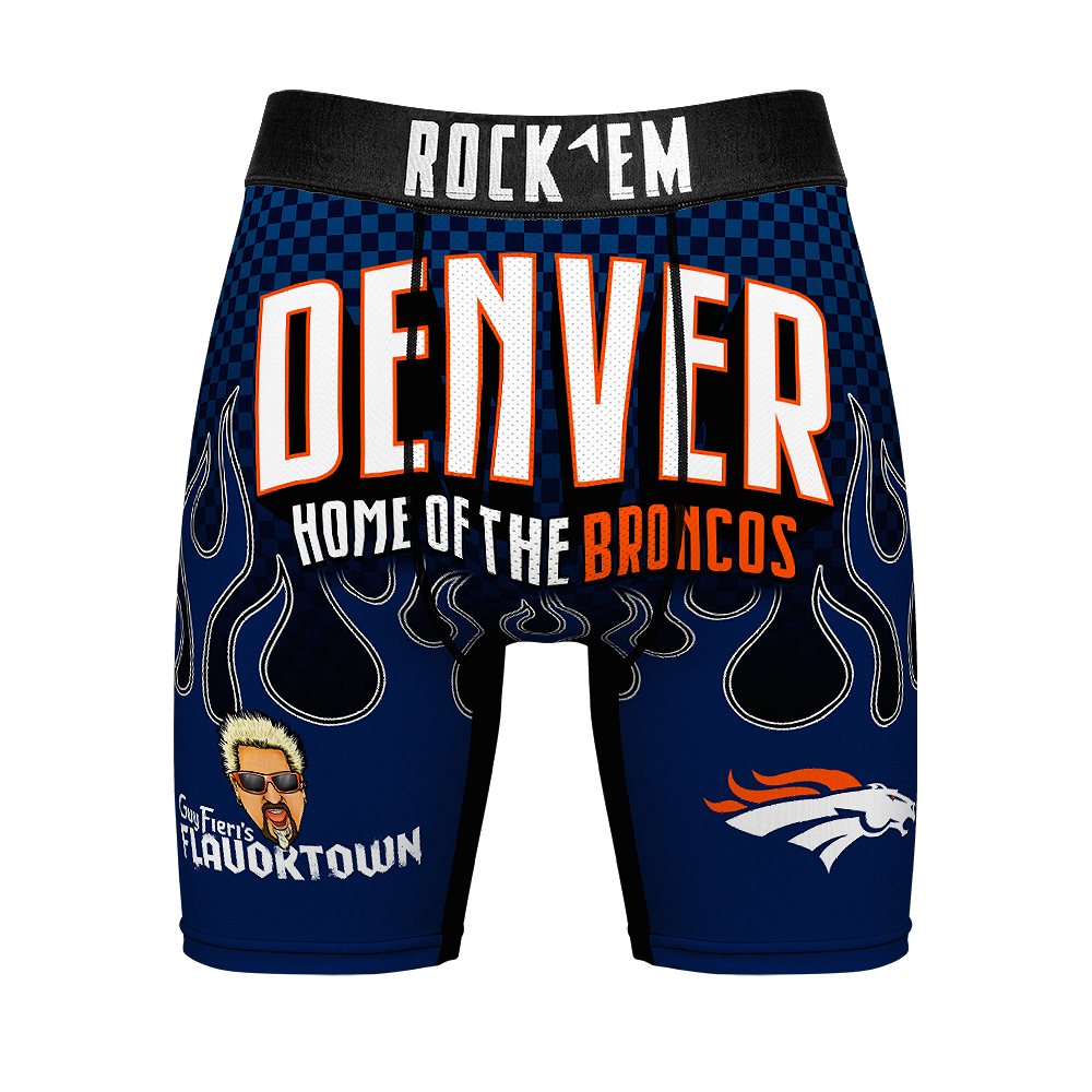 Boxer Briefs - Denver Broncos - Guy Fieri Flavor Flames - {{variant_title}}