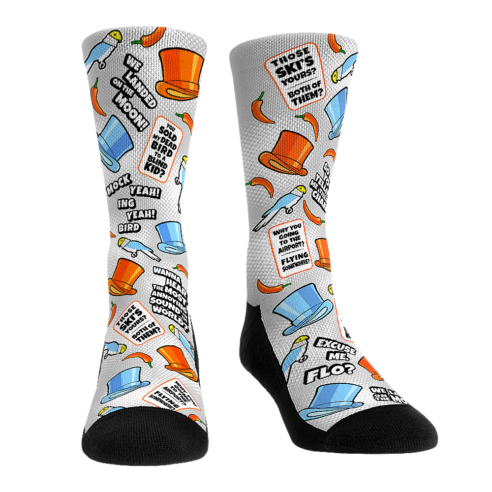 Dumb and Dumber Socks - Quotes All-Over Socks - Rock 'Em Socks