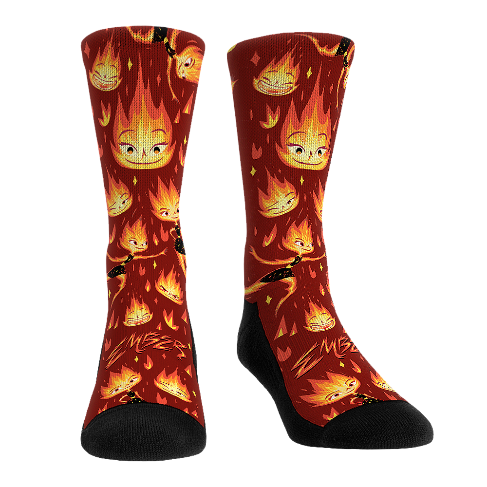 Elemental Socks - Ember All-Over - Rock 'Em Socks