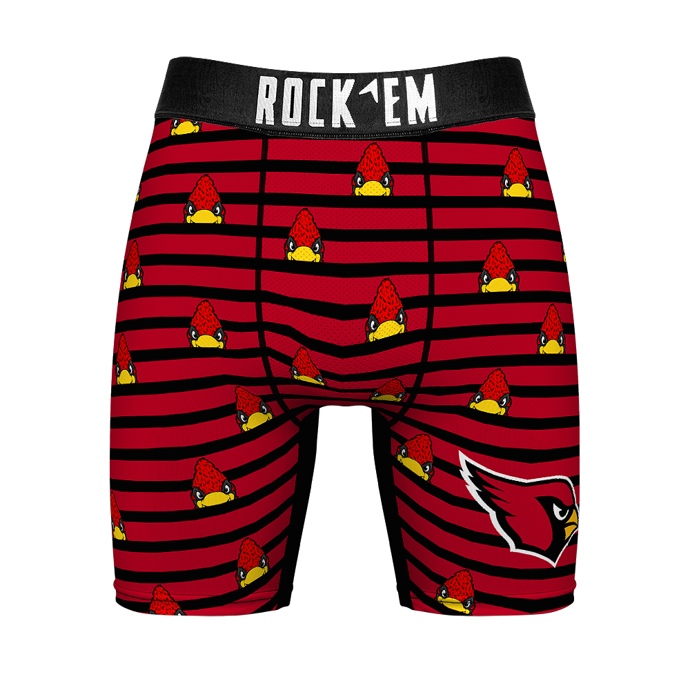 Boxer Briefs - Arizona Cardinals - Peek-A-Boo Stripes - {{variant_title}}