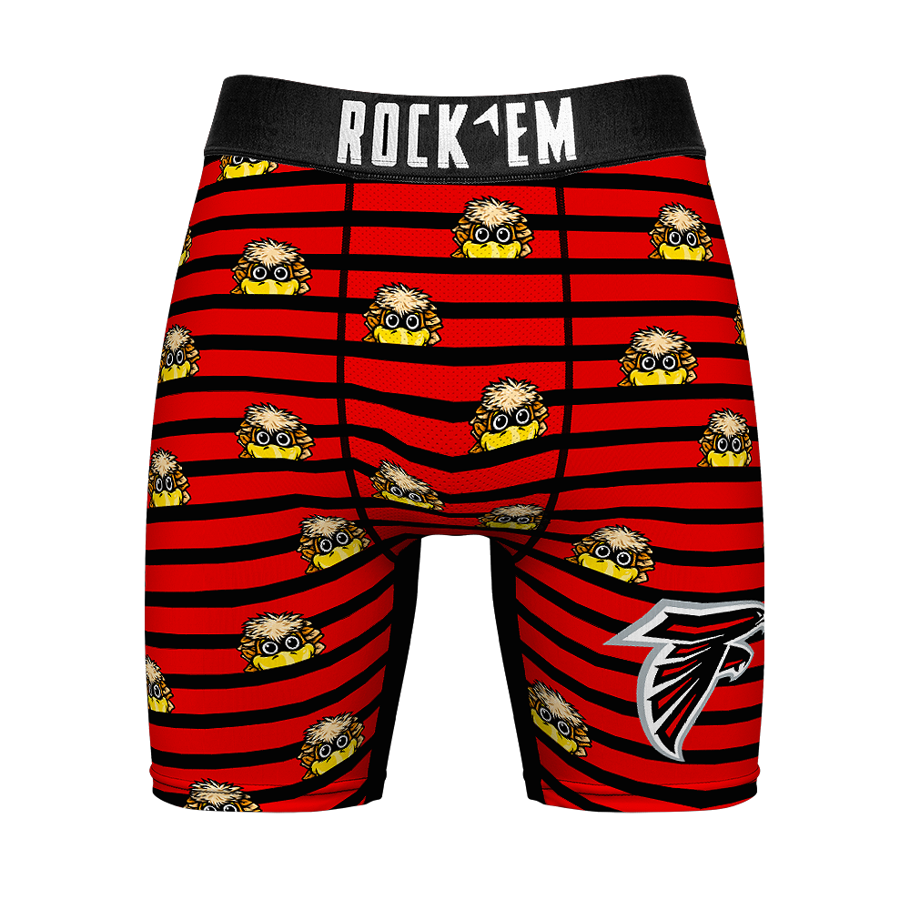 Boxer Briefs - Atlanta Falcons - Peek-A-Boo Stripes - {{variant_title}}