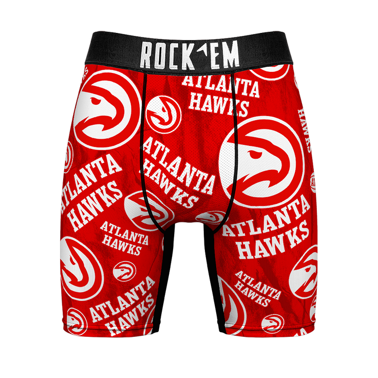 Boxer Briefs - Atlanta Hawks - Logo All-Over - {{variant_title}}
