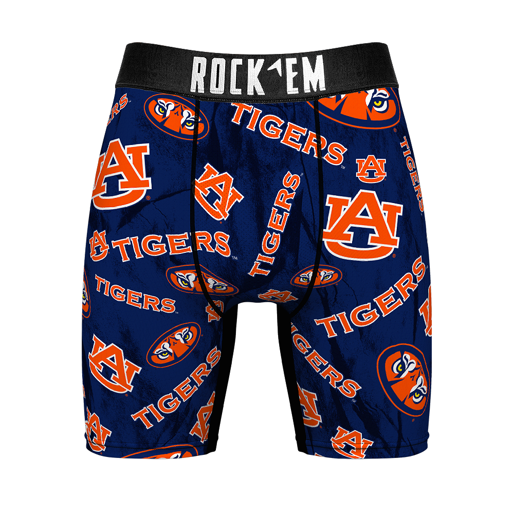Boxer Briefs - Auburn Tigers - Logo All-Over - {{variant_title}}