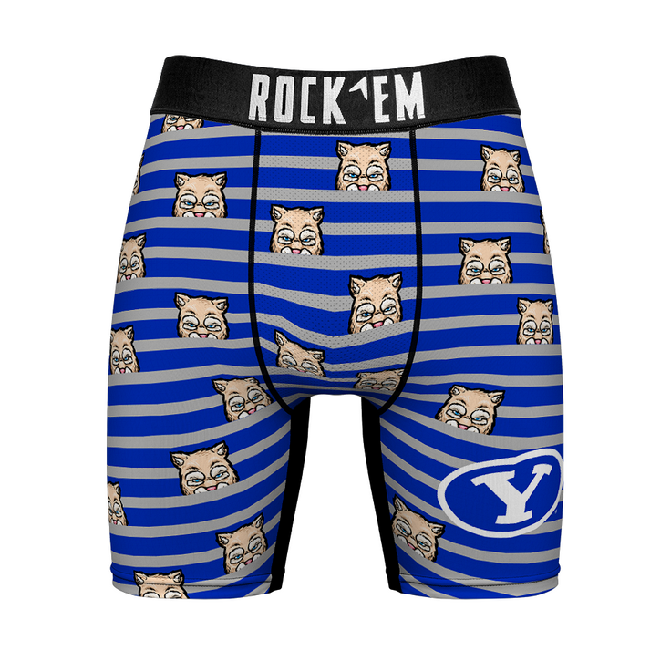BYU Cougars - Peek-A-Boo Stripes