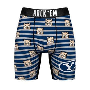 Boxer Briefs - BYU Cougars - Peek-A-Boo Stripes