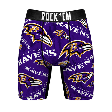 Boxer Briefs - Baltimore Ravens - Logo All-Over