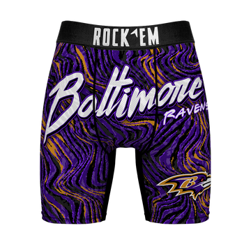 Baltimore Ravens - Neon Wave