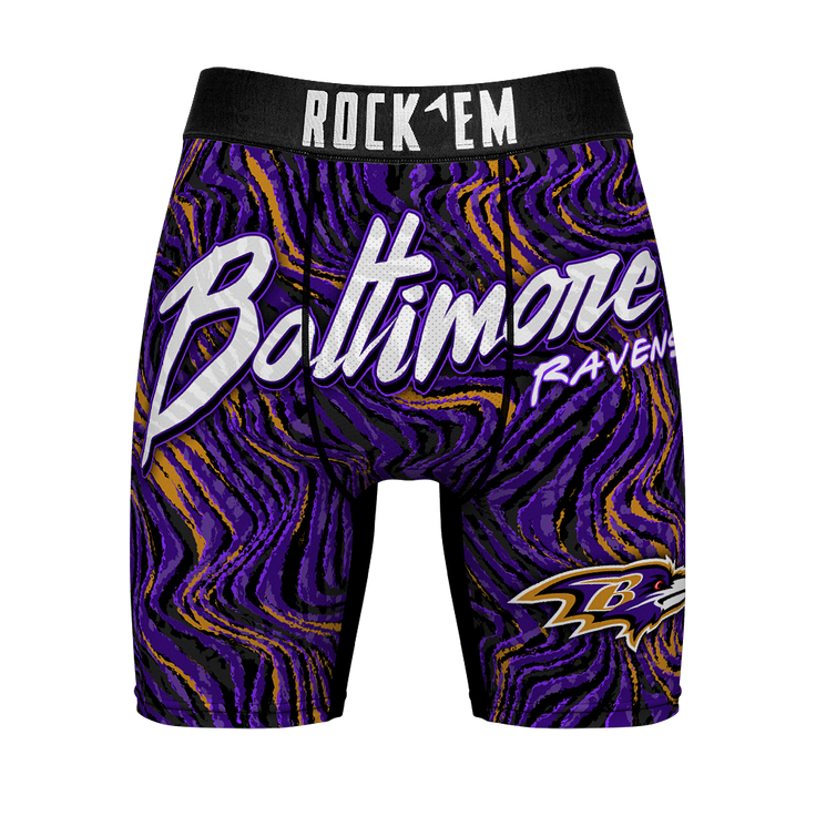 Baltimore Ravens - Neon Wave (Classic) – Front