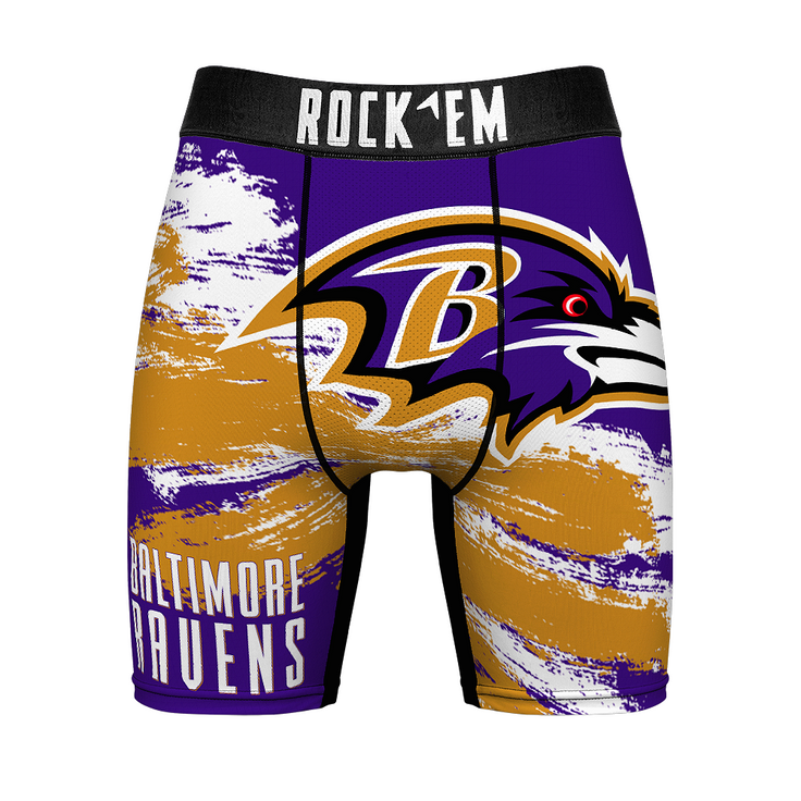 Boxer Briefs - Baltimore Ravens - Throwback Paint - {{variant_title}}
