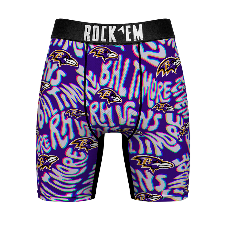 Baltimore Ravens - Twisted Wordmark – Front