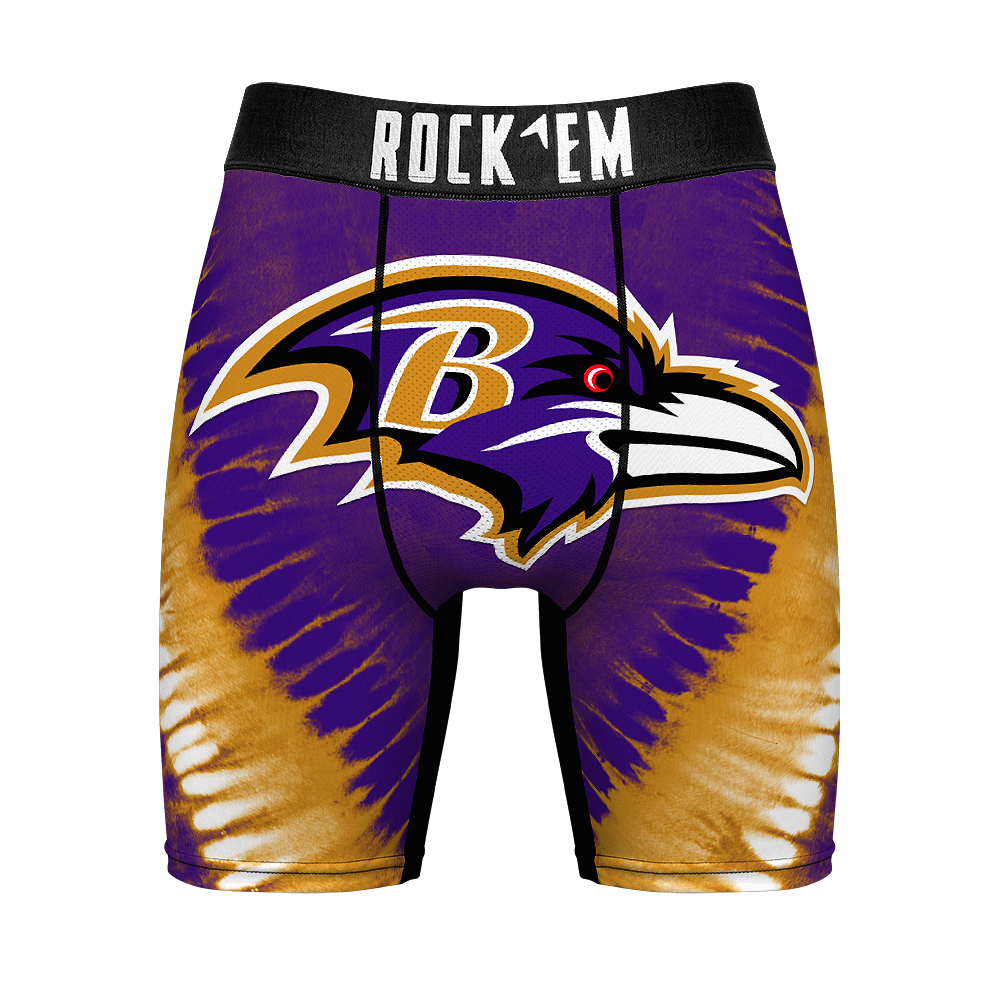 Boxer Briefs - Baltimore Ravens - V Shape Tie Dye - {{variant_title}}