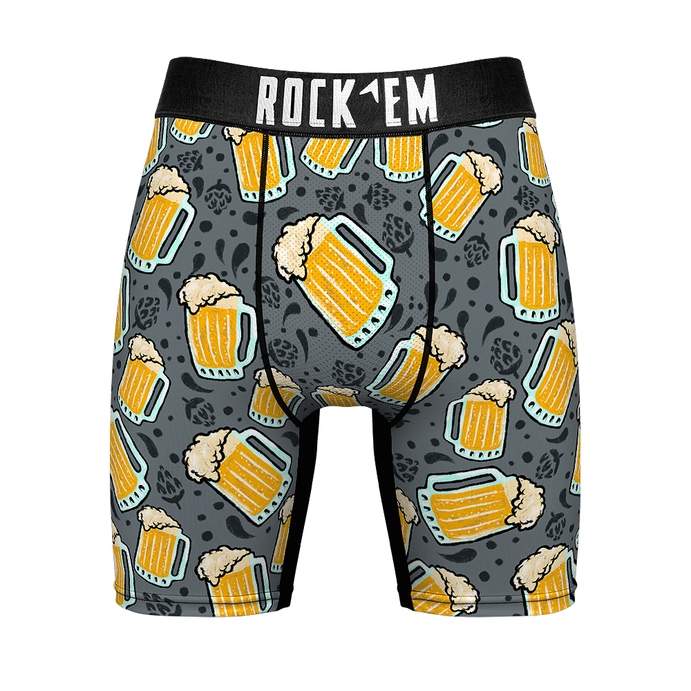 Boxer Briefs - Beer Mugs All-Over - {{variant_title}}