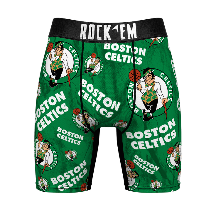 Boxer Briefs - Boston Celtics - Logo All-Over - {{variant_title}}