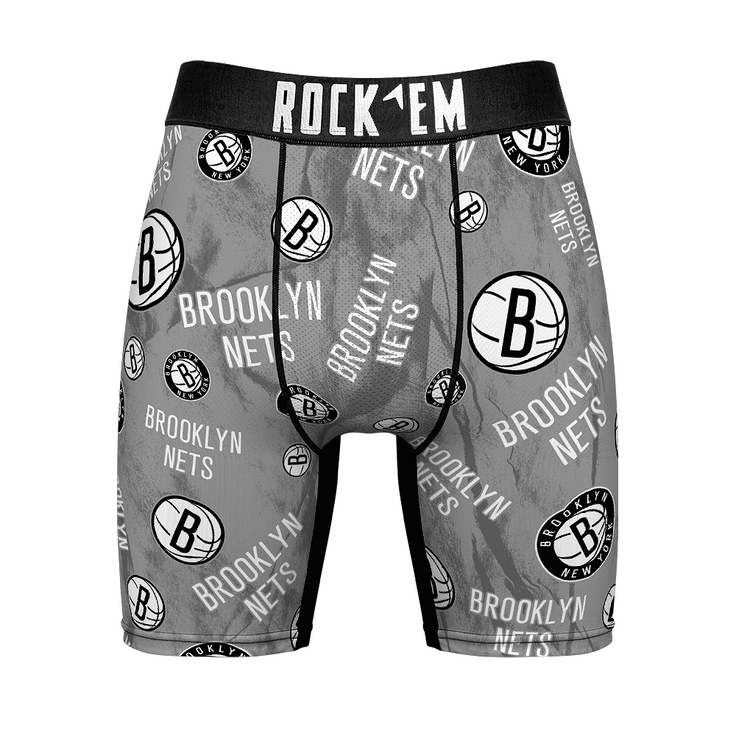 Boxer Briefs - Brooklyn Nets - Logo All-Over - {{variant_title}}