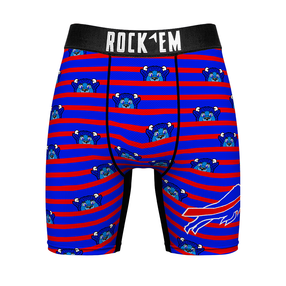 Boxer Briefs - Buffalo Bills - Peek-A-Boo Stripes - {{variant_title}}